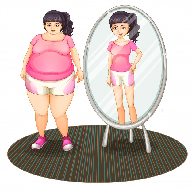 fat girl her slim version mirror 1308 31748