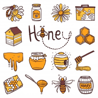 honey icons set 1284 12929