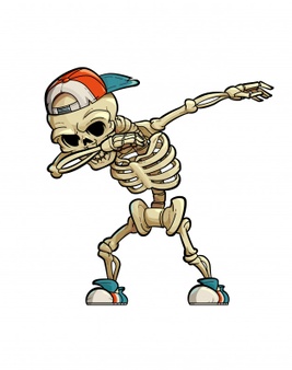 dabbing skeleton 102811 5