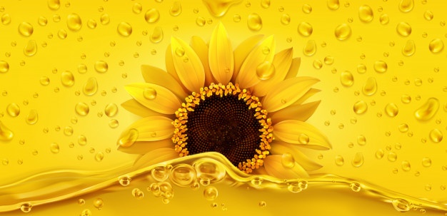 golden drops sunflower oil 3d realistic 163454 409