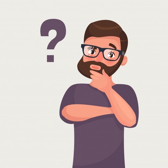 thinking beard hipster businessman with question mark 47649 176